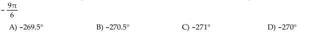 Convert the radian measure to degrees. Round to the nearest hundredth if necessary.  <div style=padding-top: 35px> 
