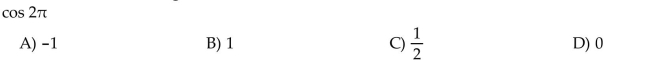 Find the exact value without using a calculator.  <div style=padding-top: 35px> 