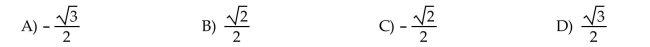 Find the exact value of the expression. cos 210°  <div style=padding-top: 35px> 