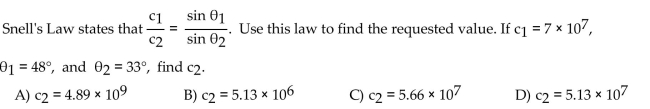 Solve the problem.  <div style=padding-top: 35px> 