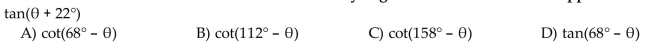 Write the function in terms of its cofunction. Assume that any angle in which an unknown appears is an acute angle.  <div style=padding-top: 35px> 