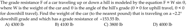Solve the problem.  <div style=padding-top: 35px> 