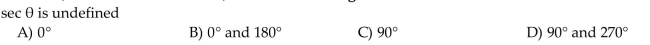 Find all values of , if is in the interval [0, 360°) and has the given function value.  <div style=padding-top: 35px> 