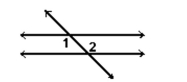 <strong>Identify the name of the angles labeled in the figure. </strong> A) Corresponding angles B) Alternate interior angles C) Alternate exterior angles D) Complementary angles