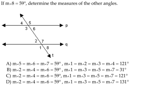 Identify the name of the angles labeled in the figure.