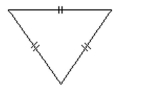<strong>Classify the triangle as acute, right, or obtuse and as equilateral, isosceles, or scalene. </strong> A) Obtuse, isosceles B) Obtuse, equilateral C) Acute, equilateral D) Acute, scalene