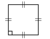 <strong>Classify the triangle as acute, right, or obtuse and as equilateral, isosceles, or scalene. </strong> A) Parallelogram B) Rectangle C) Rhombus D) Square