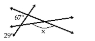 <strong>Classify the triangle as acute, right, or obtuse and as equilateral, isosceles, or scalene. </strong> A) 218° B) 96° C) 142° D) Not enough information to solve