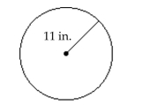 Find the requested measurement. Use π ≈ 3.14 and round your answer to the nearest hundredth. -Find the circumference.