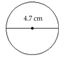 Find the requested measurement. Use π ≈ 3.14 and round your answer to the nearest hundredth. -Find the circumference.