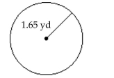 Find the requested measurement. Use π ≈ 3.14 and round your answer to the nearest hundredth. -Find the circumference.