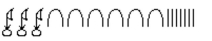 <strong>Write the Egyptian numeral as a Hindu-Arabic numeral. </strong> A) 367 B) 3607 C) 3670 D) 3067