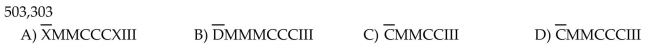 Write the numeral as a Roman numeral.