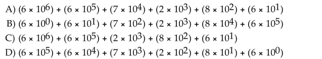 Write the Hindu-Arabic numeral in expanded form. 667,286