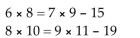 <strong>Use inductive reasoning to predict the next line in the pattern.  </strong> A) 10 × 12 = 11 × 13 - 23 B) 10 × 12 = 11 × 13 - 21 C) 10 × 12 = 11 × 13 + 21 D) 10 × 12 = 13 × 19 - 23 <div style=padding-top: 35px> 