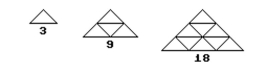 <strong>Solve the problem using inductive reasoning. How many line segments are used in the next figure?  </strong> A) 24 B) 30 C) 27 D) 36 <div style=padding-top: 35px> 