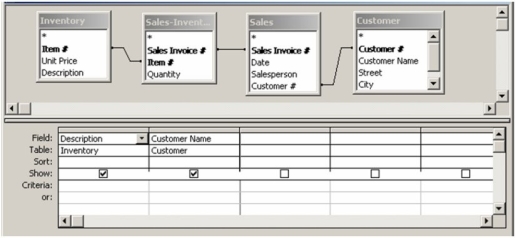 -Using the database depicted above,in the Sales table,Customer # is best described as