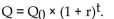 Plot and label the given points. The population of a town with an initial population of 68,555 grows at a rate of 3.8% per year. Create an exponential function of the form Q