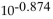 Provide an appropriate response. True or False? is between 0 and 1.