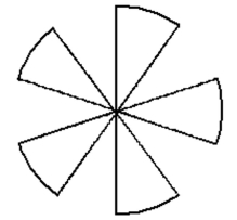 Identify all of the symmetries in the following figure.