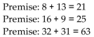 Determine the truth of the premises, discuss the strength of the argument, and assess the truth of the conclusion. Conclusion: Whenever we add an even number and an odd number, the result is an odd number.