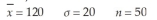 Construct a 98% confidence interval estimate for the population mean given the following values: