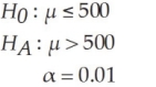 You are given the following null and alternative hypotheses: Calculate the probability of committing a Type II error when the population mean is 505, the sample size is 64, and the population standard deviation is known to be 36