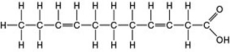 Use the following figure to answer the question. The molecule illustrated in the figure ________.