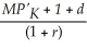 <strong>The marginal benefit from investment for a firm is equal to</strong> A) B) C) D) E)