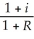 <strong>The Fisher relationship may be described by the following equation in which R is the nominal rate of interest, r is the real rate of interest, and i is the inflation rate.</strong> A) i = r + R B) 1 + i = C) 1 + r = D) 1 + r = E) r = R + i + ir.