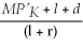 <strong>The marginal benefit from investment for a firm is equal to</strong> A) B) C) D)