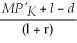 <strong>The marginal benefit from investment for a firm is equal to</strong> A) B) C) D)