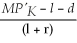 <strong>The marginal benefit from investment for a firm is equal to</strong> A) B) C) D)