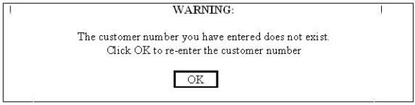 <strong>The following message box appears when entering a customer order into a sales system: This is an example of:</strong> A)Input B)Process C)Output D)Feedback