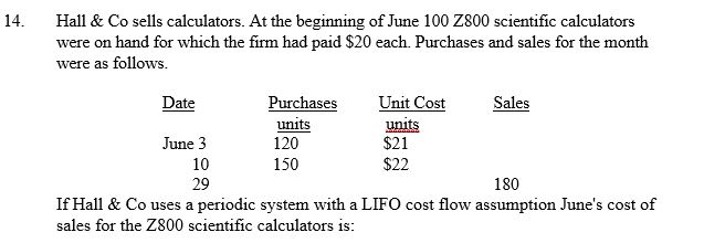 <strong> </strong> A) $3890. B) $3930. C) $3980. D) $4140.