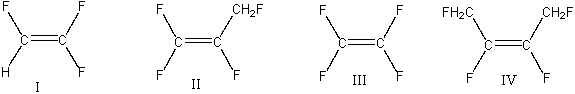 Which one of the following monomers will produce polytetrafluoroethylene?