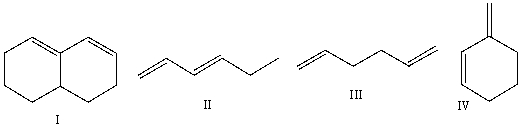 Which of the following dienes can undergo the Diels-Alder reaction?