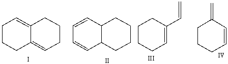 Which of the following diene(s) cannot undergo the Diels-Alder reaction?