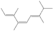 Use Woodward-Fieser rules to estimate the \lambda <sub>max</sub> for the following compound.