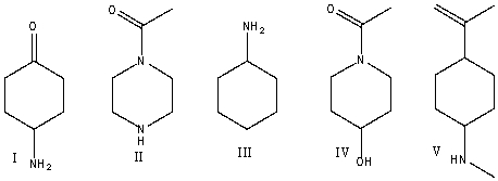 <strong>Which one of the following compounds is consistent with the following IR spectrum? SDBS: National Institute of Advanced Industrial Science and Technology </strong> A) I B) II C) III D) IV E) V