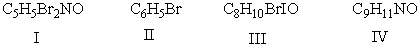 Which of the following compounds have the same degree of unsaturation?
