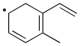 Using correct arrow formalism, draw all of the reasonable resonance structures for the radical shown below.