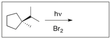 Draw the major product(s) of the following reaction. Is the product optically active? Explain.