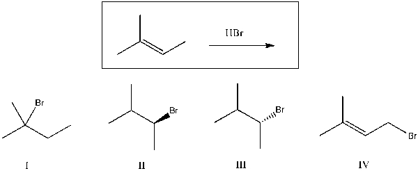 Predict the major product(s) of the reaction shown below:  