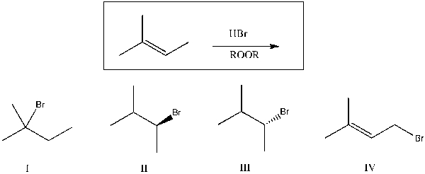 Predict the major product(s) of the reaction shown below:  