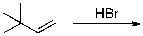 <strong>The expected major product(s) of HBr addition to the alkene shown would be: </strong> A) B) C) D) E)