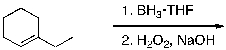 What is the expected major product for the following reaction sequence?
