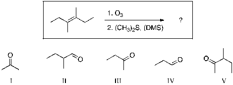 Provide the expected major organic product of the reaction sequence shown.