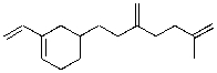 How many carbonyl groups are generated upon treatment of the molecule below with ozone, followed by zinc metal and water?