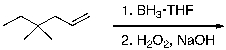 What is the expected major product for the following reaction sequence?